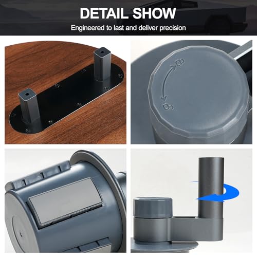 360° Rotating Cup Holder Tray Organizer for Car Center Console