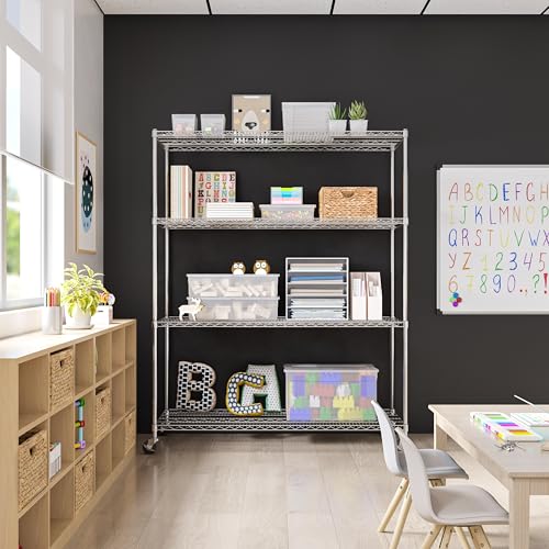 UltraDurable 4 (Steel / 4-Tier Shelving, 60" W x 24" D)