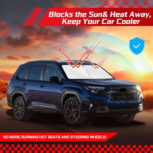 Windshield Sun Shade for Subaru Forester 2025 (for Su-baru Forester 2025-2026)