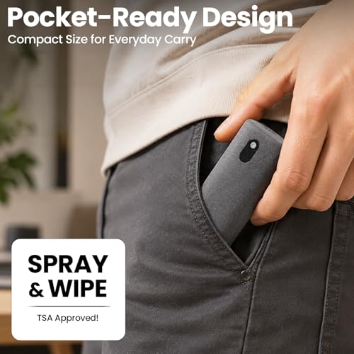 Car Screen Cleaner Spray and Wipe (Grey & Grey)