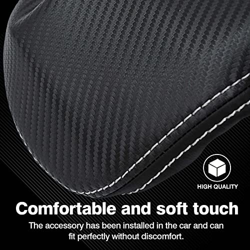 Center Console Cover for 2020 2021 2022 2023 2024 Buick Encore GX Accessories Armrest Cover Anti (24)Encore GX|Carbon Pattern,Regular)