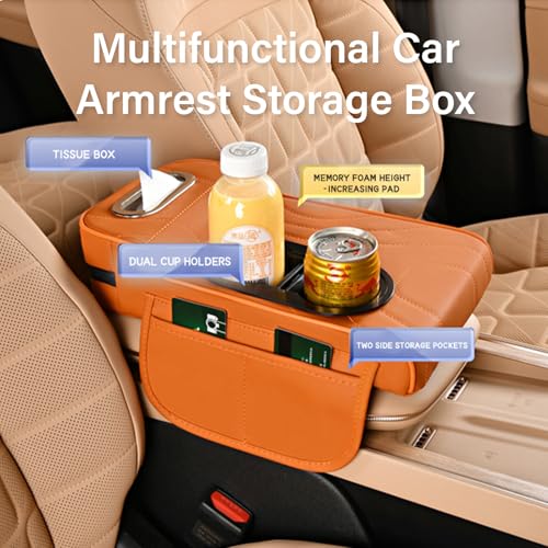 Universal Car Armrest Cover (Side Center Cup Holder)
