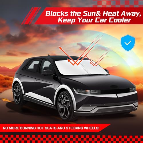 Windshield Sun Shade for h (for Hyundai Ioniq 5 2022-2026 2027)