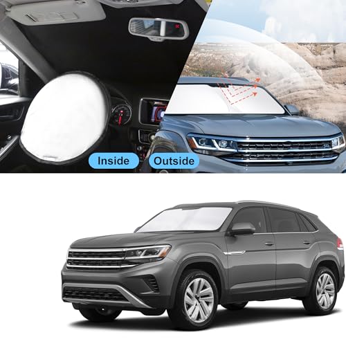 Sun Shade for Volkswagen Atlas VW Atlas Cross Sport 2018 (Windshield Sunshade for VW Atlas 2018-2026)