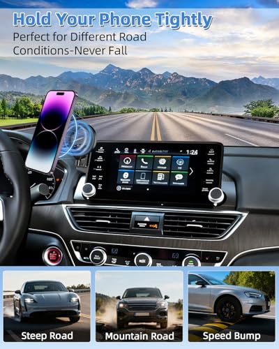 Car Phone Mount for 10th Gen Honda Accord 2018 (Honda Accord 2018-2022 (8 inch) / Magsafe)