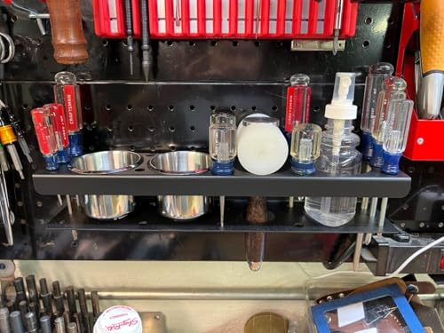 Power Tool Organizer Rack (Magnetic Power Tool Organizer with Parts Cup)