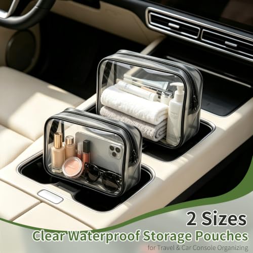 2 Pack Car Center Console Storage Organizer