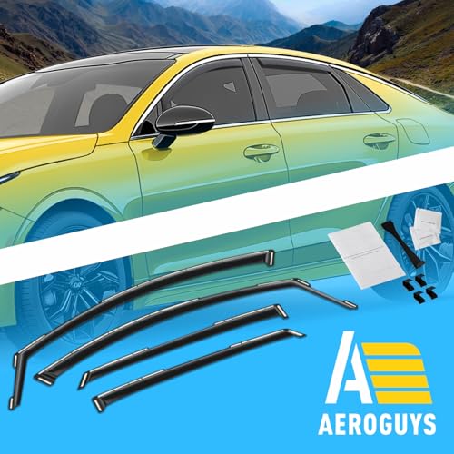 Extra Durable Window Deflectors in (For Kia K5 21-26)