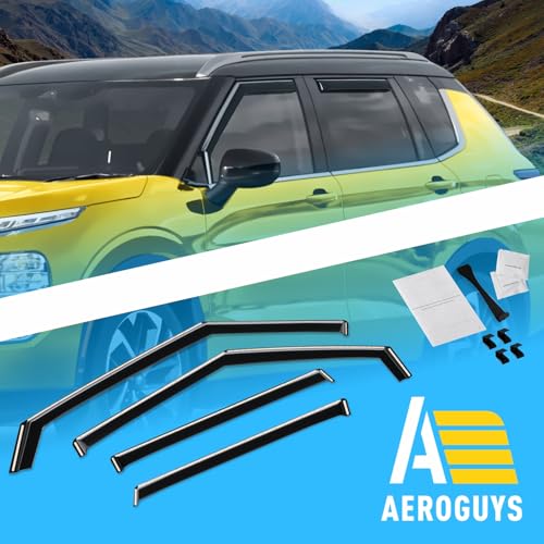 Extra Durable Window Deflectors in (For Mitsubishi Outlander 22-26)