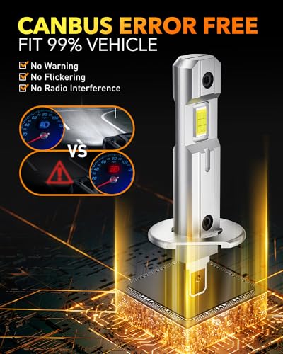 H1 H1LL LED Bulbs 30000LM 6500K White Ultra (6500K White / H1/H1LL)