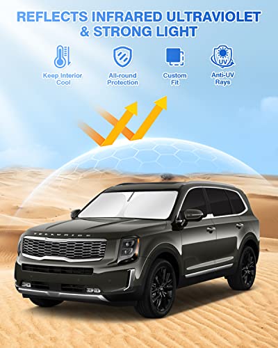 Windshield Sun Shade for 2020 (Kia Telluride 2020-Present)