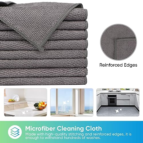Grey Microfiber Cleaning Cloth (Grey)