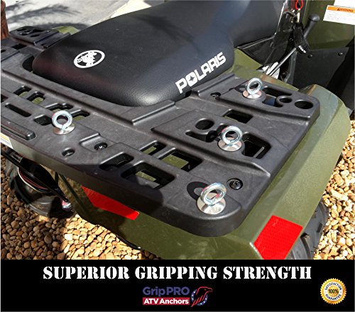 GripPRO ATV Lock & Ride Tie Down Anchors for Polaris RZR