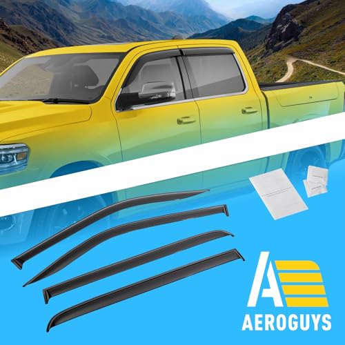 Extra Durable Window Deflectors Tape (For Dodge RAM 19-26 Crew Cab)