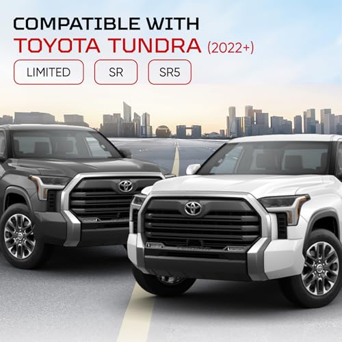 Center Console Tray Liner for Tundra (Pack of 2 / 2022+ Tundra SR, SR5, Limited & 2023+ Sequoia)