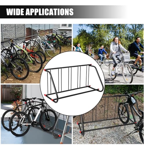 Commercial Grid Bike Rack for 5 Bikes (Black 5 Bike/Single Sided)
