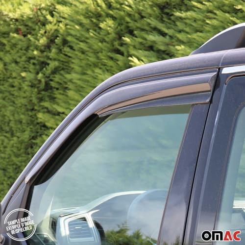 Window Visor Vent Rain Guard Deflector for Mercedes Metris 2016 (Metris 2016-2024 / Wind Deflector / Tape-On)
