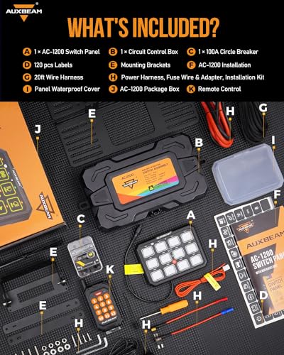 12 Gang Switch Panel Bluetooth RGB AC (12 Gang Remote Bluetooth Panel)
