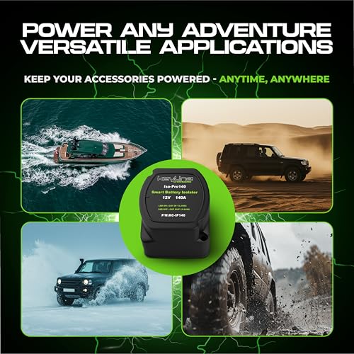 Dual Battery Isolator Kit 12V (140 AMP Iso-Pro)