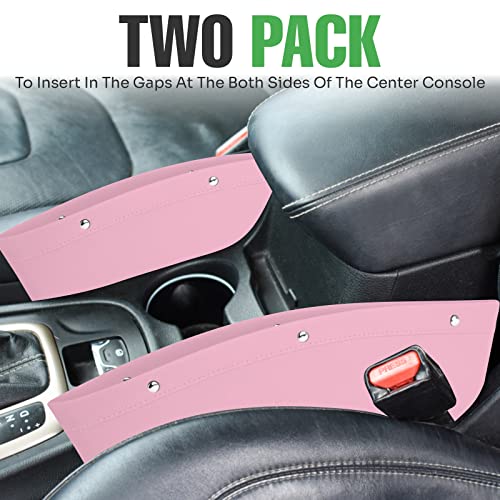 Between Car Seat Gap Filler Organizer (Pink)