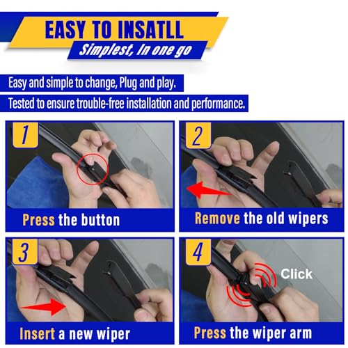 3 Wipers Fits BMW X2 2018 (24"/20"/13")
