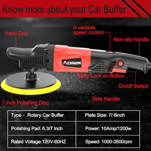 Rotary Buffer Polisher (AT3501-A)
