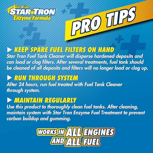 STAR TRON Enzyme Formula Fuel Tank Cleaner (64 Ounce)