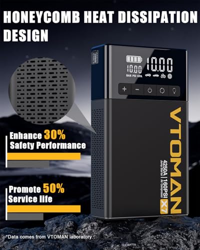 X7 Jump Starter with Air Compressor