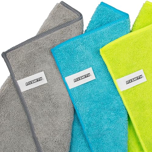 Microfiber Cleaning Cloth (50pk / 3 Colors Assorted)