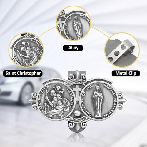 St. Christopher Visor Clip (Style-1)