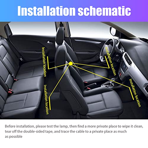 Car LED Atmosphere Lights (Blue)