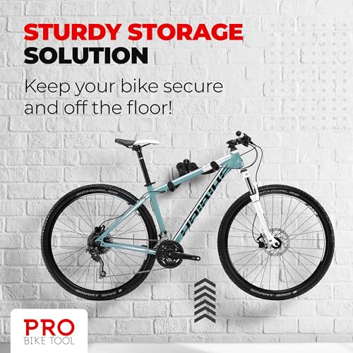 Bike Rack for Garage Wall Mount (Black / Pack of 1)