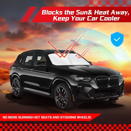 Windshield Sun Shade for BMW X3 2018 (for BMW X3 2018-2026)