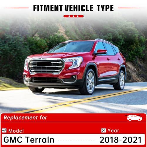 Windshield Wiper Blades Replacement for 2018 2019 2020 2021 GMC Terrain Original Factory Quality Front Rear Wipers Blade Set for My Car (24"+18"+12)