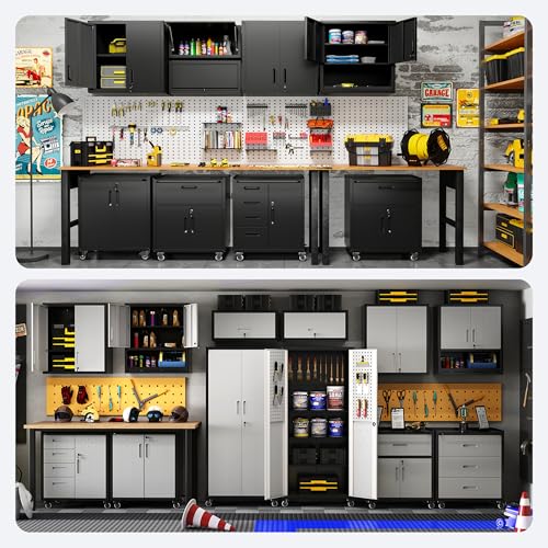 Garage Storage Cabinet System (Black)