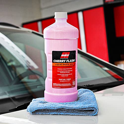 Cherry Flash Automotive Liquid Paste Wax for Hand Waxing (64 Fl Oz (Pack of 1))