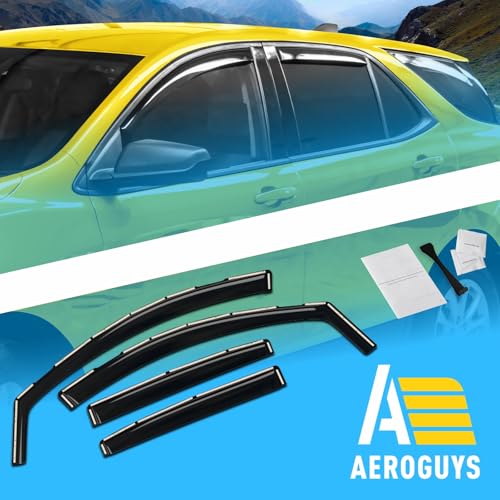 Extra Durable Window Deflectors in (For Chevy Equinox 18-24)