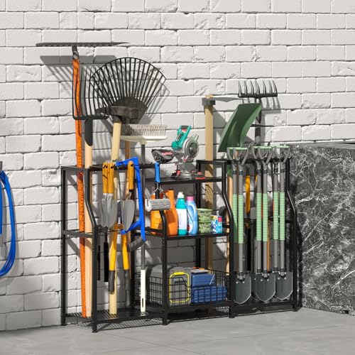 Garden Tool Organizer (XXL-48.45"W x 11.42"D x 30.32"H)