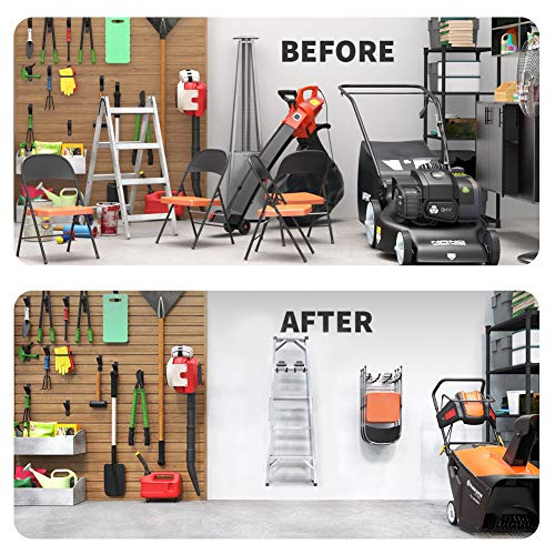 Garage Tool Organizer Hooks (4-Pack 12" Wave Hooks)