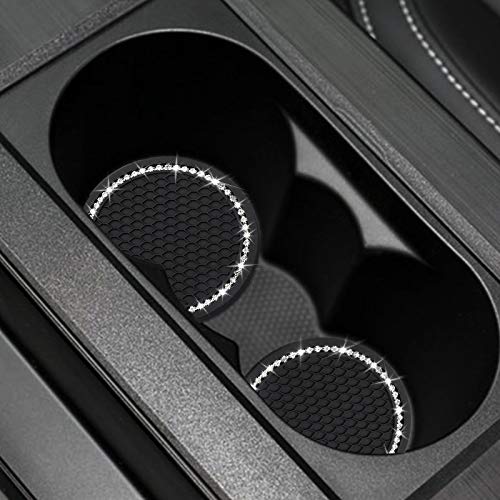 4PCS Bling Coasters (4 Count / Black)