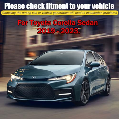 Rain Guards for Toyota Corolla Sedan 2019 (For Toyota Corolla Sedan 2019-2023)