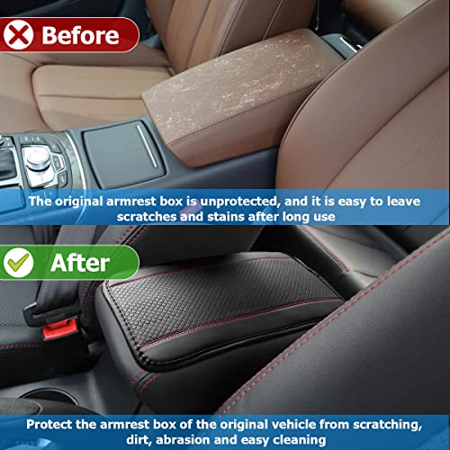 Car Center Console Pad (Style 2-Black/Pink)