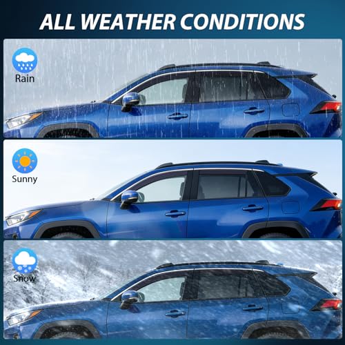 in Channel Rain Guards for Toyota RAV4 2019 (Toyota RAV4 2019-2025)
