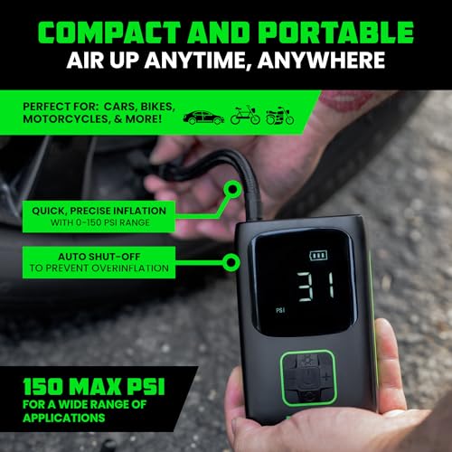 Portable Tire Inflator (Black)
