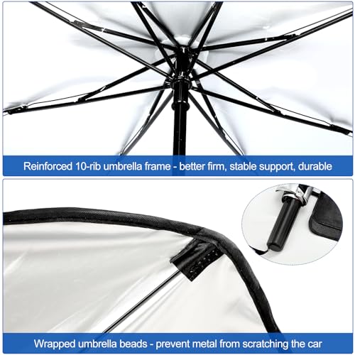 Car Windshield Sun Shade Foldable Umbrella Sunshade