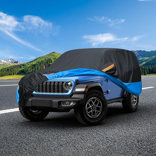 Car Cover Waterproof All Weather Outdoor Windproof Dustproof UV Protection Fit SUV (3 SUV Car Cover / S1-Fit Suv Length 173-180 inch)