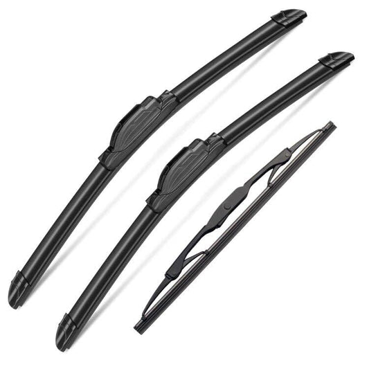 3Pcs Windshield Wipers for Dodge Caliber 2007 2008 2009 2010 2011 2012 (24''+17''+11T''(Front & Rear Windshield Wiper))
