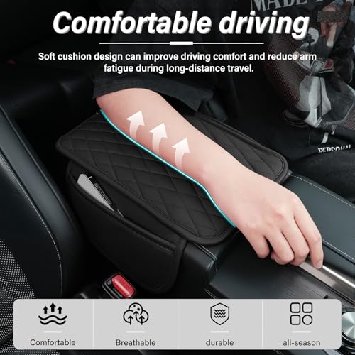 Car Center Console Cover (black)