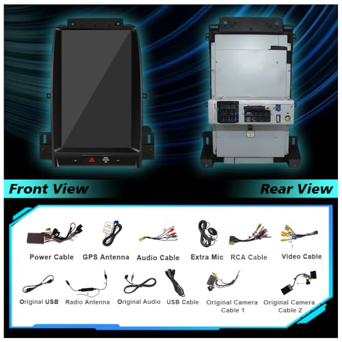 13.3 Inch Android Car Radio Head Unit for Ford Taurus 2012 (Manual A/C PX6 Hexa core 4G+64G+CarPlay+Voice)
