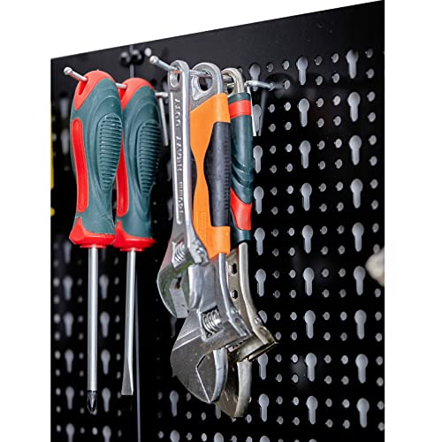 Peg Board Wall Organizer 4 ft. Metal Garage Wall Pegboard